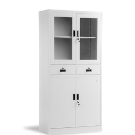 Метален шкаф Carmen CR 1247 JZ - сив