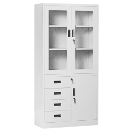 Метален шкаф Carmen CR-1278 J - сив Метален шкаф Carmen CR-1278 J - сив