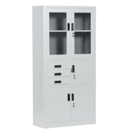 Метален шкаф Carmen CR-1240 E K - сив Метален шкаф Carmen CR-1240 E K - сив