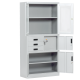 Метален шкаф Carmen CR-1240 E K - сив