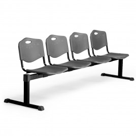 Iso Bench plastic пейки 4 места, plastic