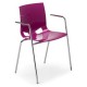FONDO 4L ARM - GLOSS PURPLE Трапезни и кафе столове FONDO 4L ARM - GLOSS PURPLE