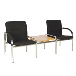 Двуместно кресло Staff-2T Soft с маса Двуместно кресло Staff-2T Soft с маса