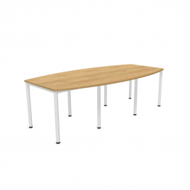 Easy Space конферентна маса Barrel T2 с кръгъл профил Ø50мм T 2 T2 – д: 2400 ш: 1200/800 mm Easy Space конферентна маса Barrel T2 с кръгъл профил Ø50мм T 2 T2 – д: 2400 ш: 1200/800 mm