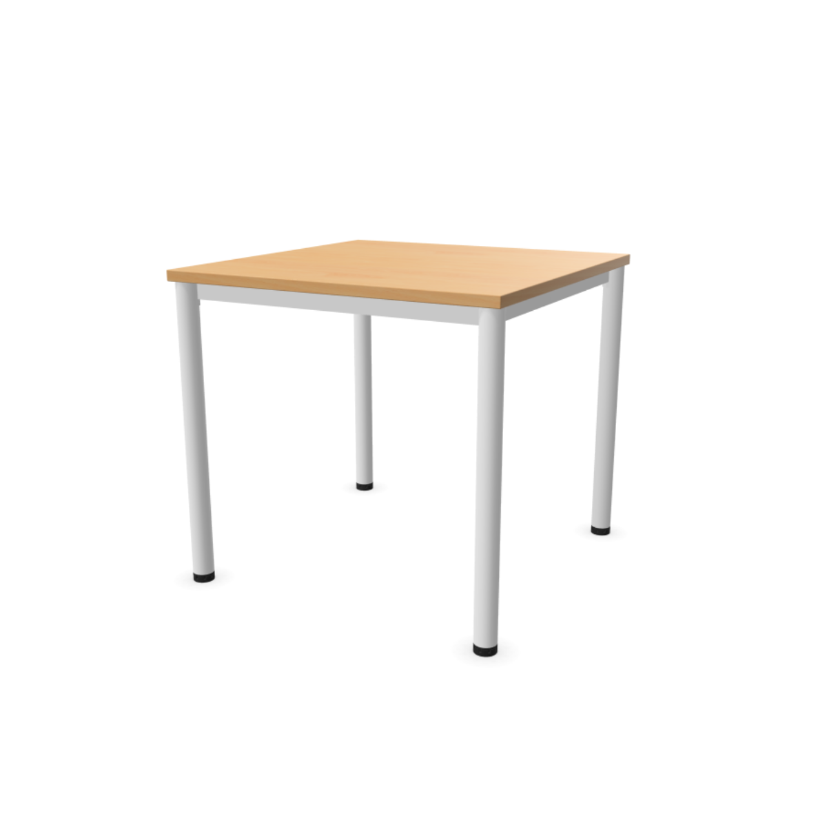 Easy Space конферентна маса SQR с кръгъл профил Ø50мм 800/800/740 h mm - Chrome CR, Z